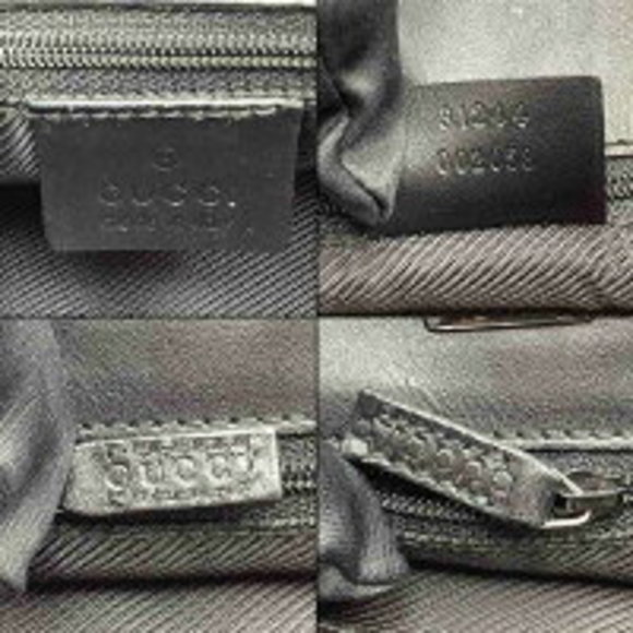 GUCCI GG canvas tote bag black handbag mini - Picture 6 of 16